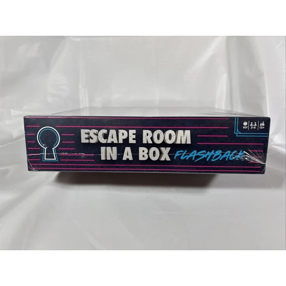 Escape Room in a Box Flashback Board Game (Mattel 2018) NEW Factory Sealed